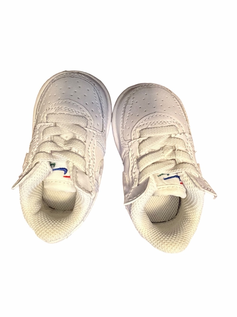 Nike Air Force 1’s Fontanka (TD) White Opti Yellow Infant Shoes Size 2C - Picture 5 of 9